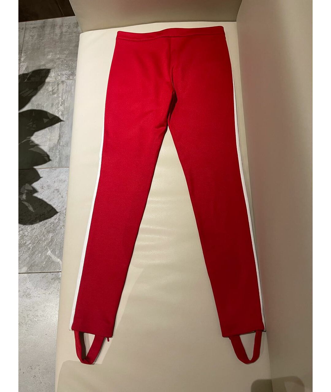 GUCCI Красные хлопковые брюки узкие, фото 6