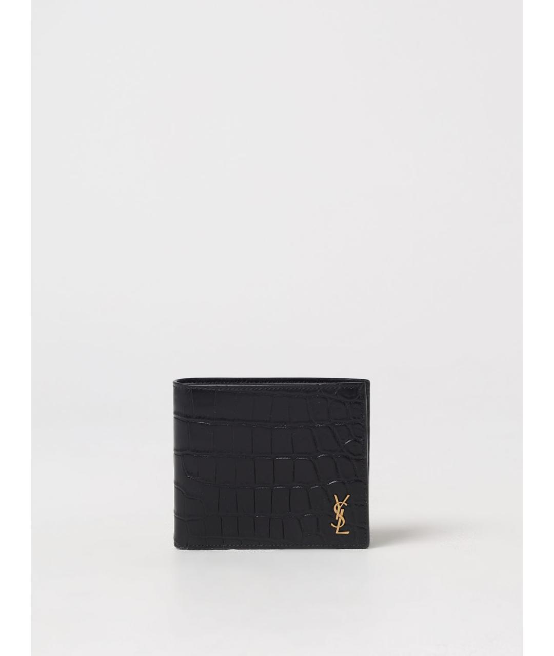 SAINT LAURENT Черный кошелек, фото 4