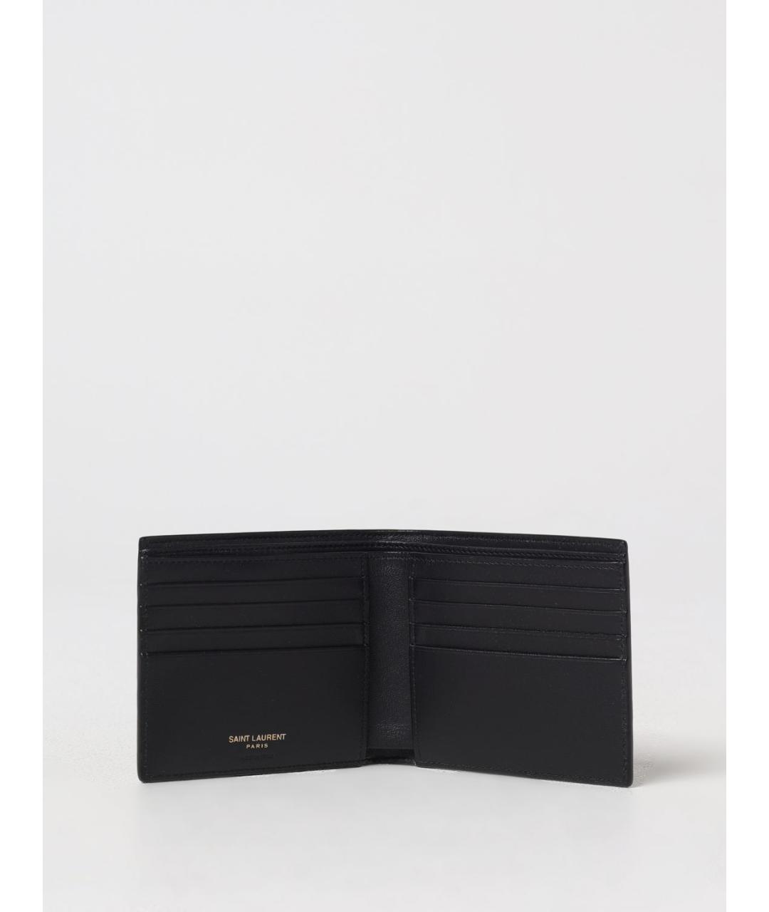 SAINT LAURENT Черный кошелек, фото 2