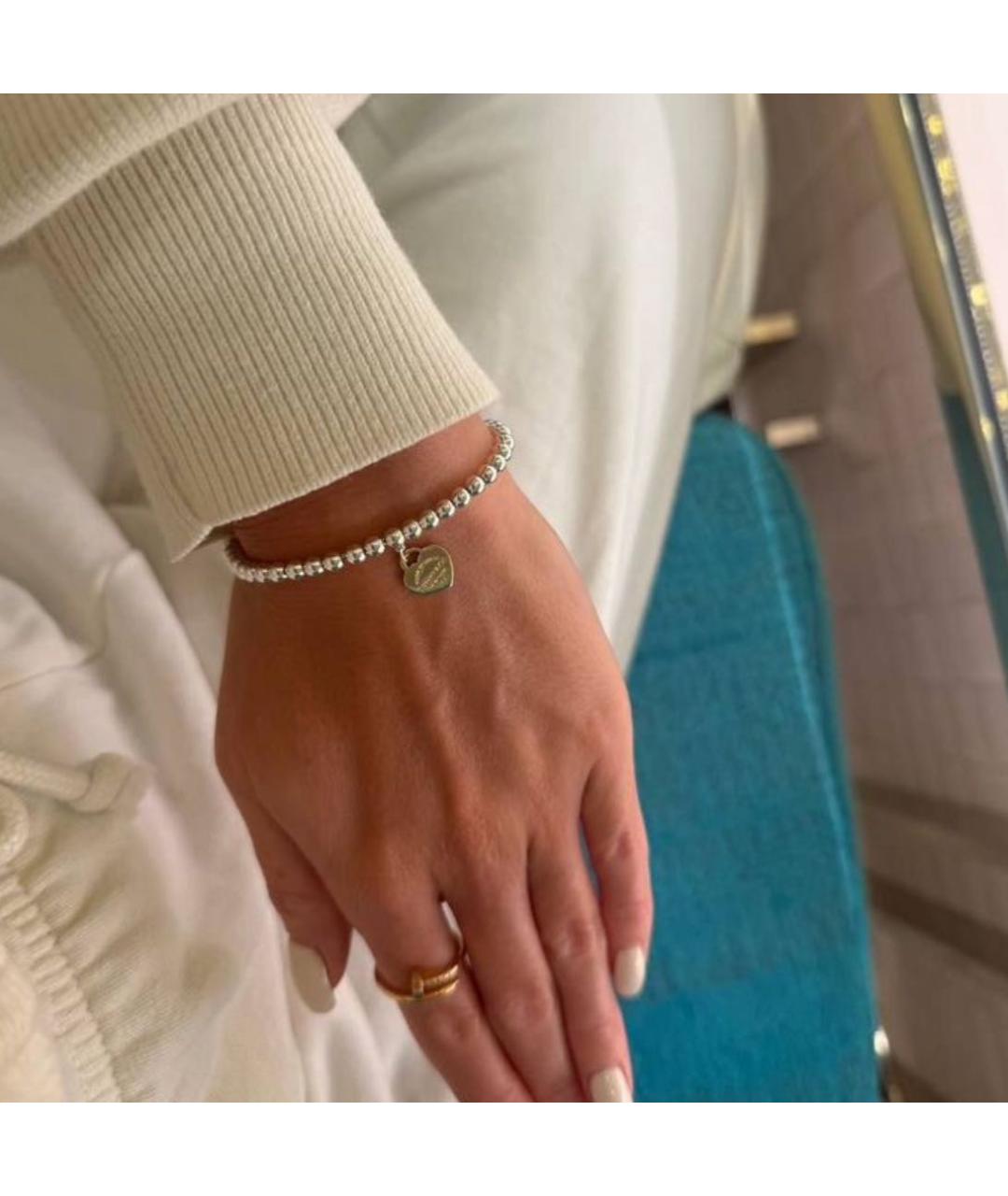 TIFFANY&CO Золотой серебряный браслет, фото 3