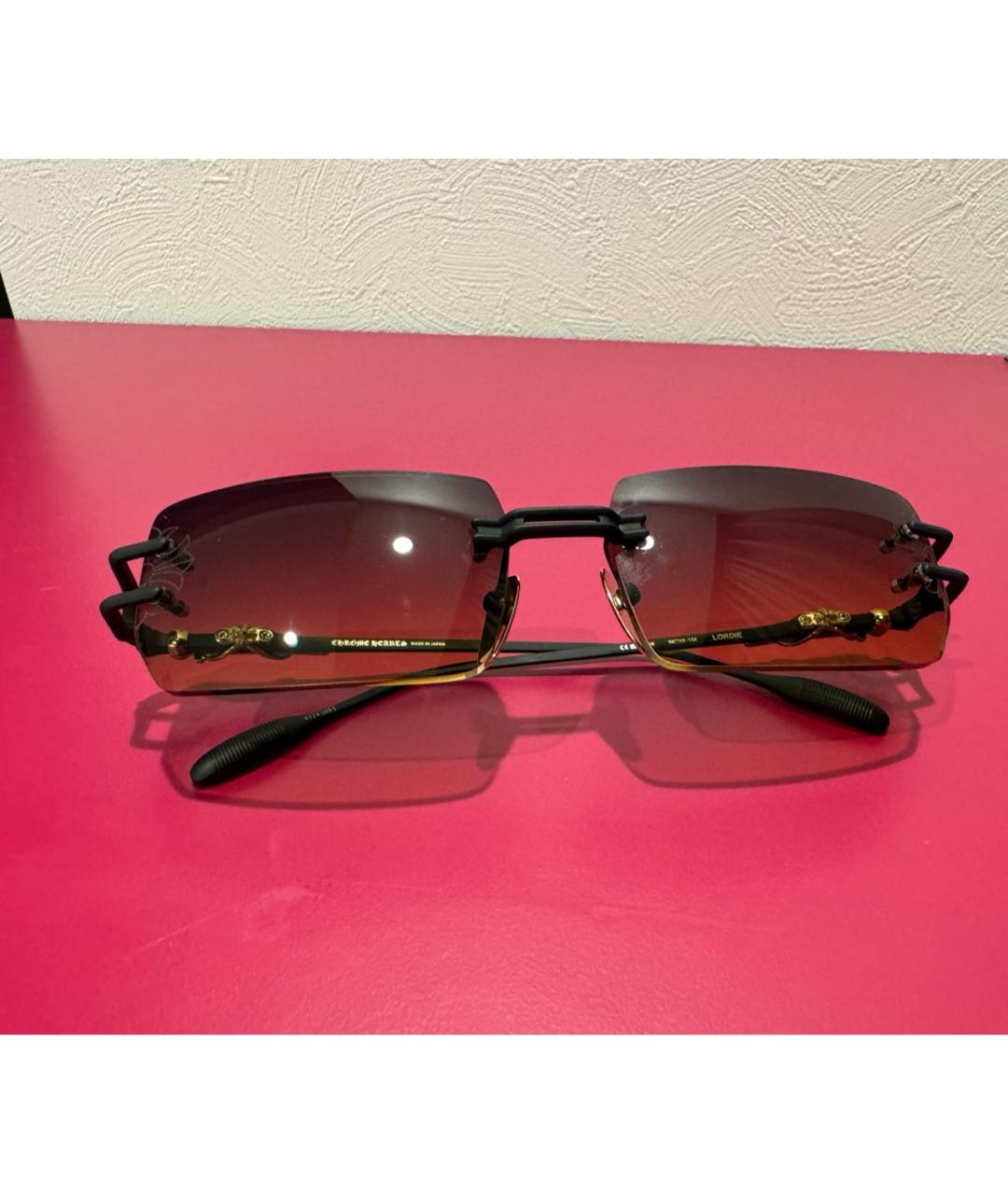 CHROME HEARTS Черные солнцезащитные очки, фото 4