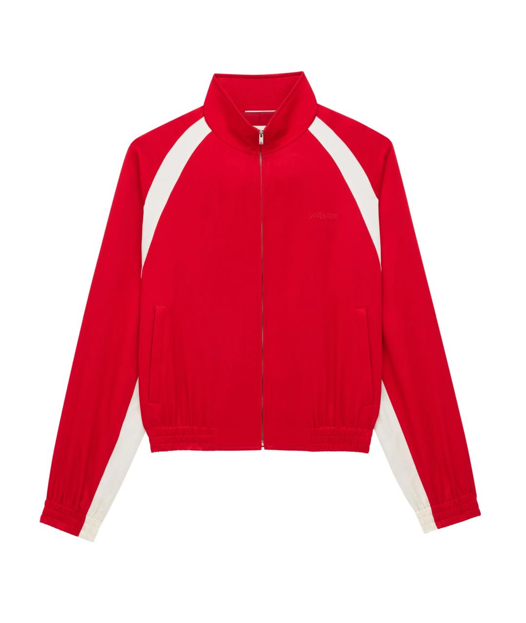 SAINT LAURENT Красная куртка, фото 1