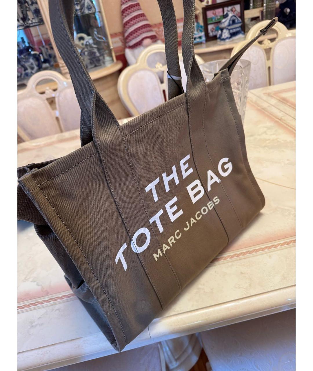 MARC JACOBS Хаки сумка тоут, фото 2