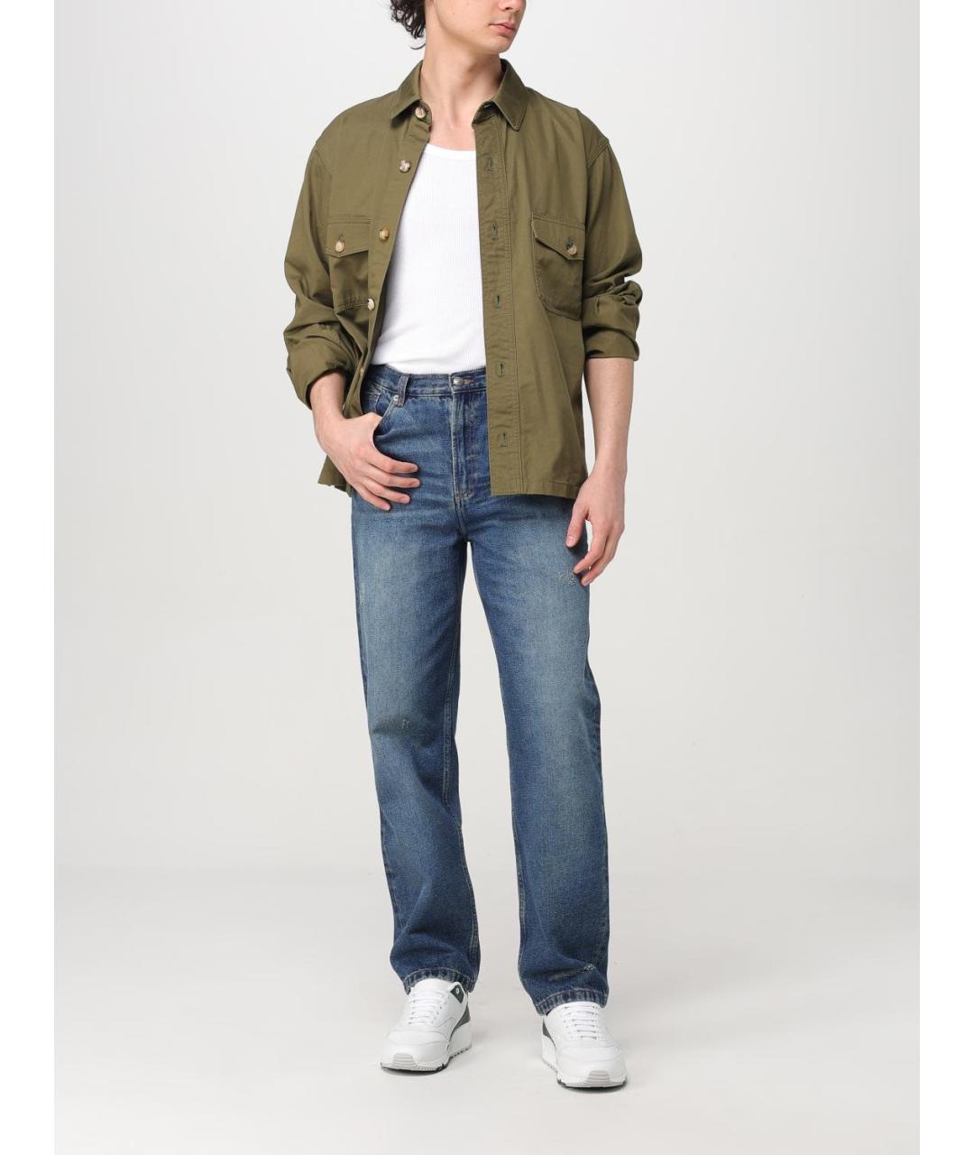 SAINT LAURENT Хаки куртка, фото 3