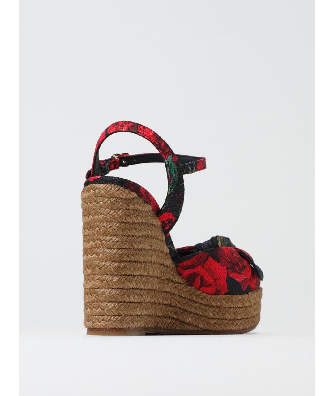 DOLCE&GABBANA Красные босоножки, фото 3