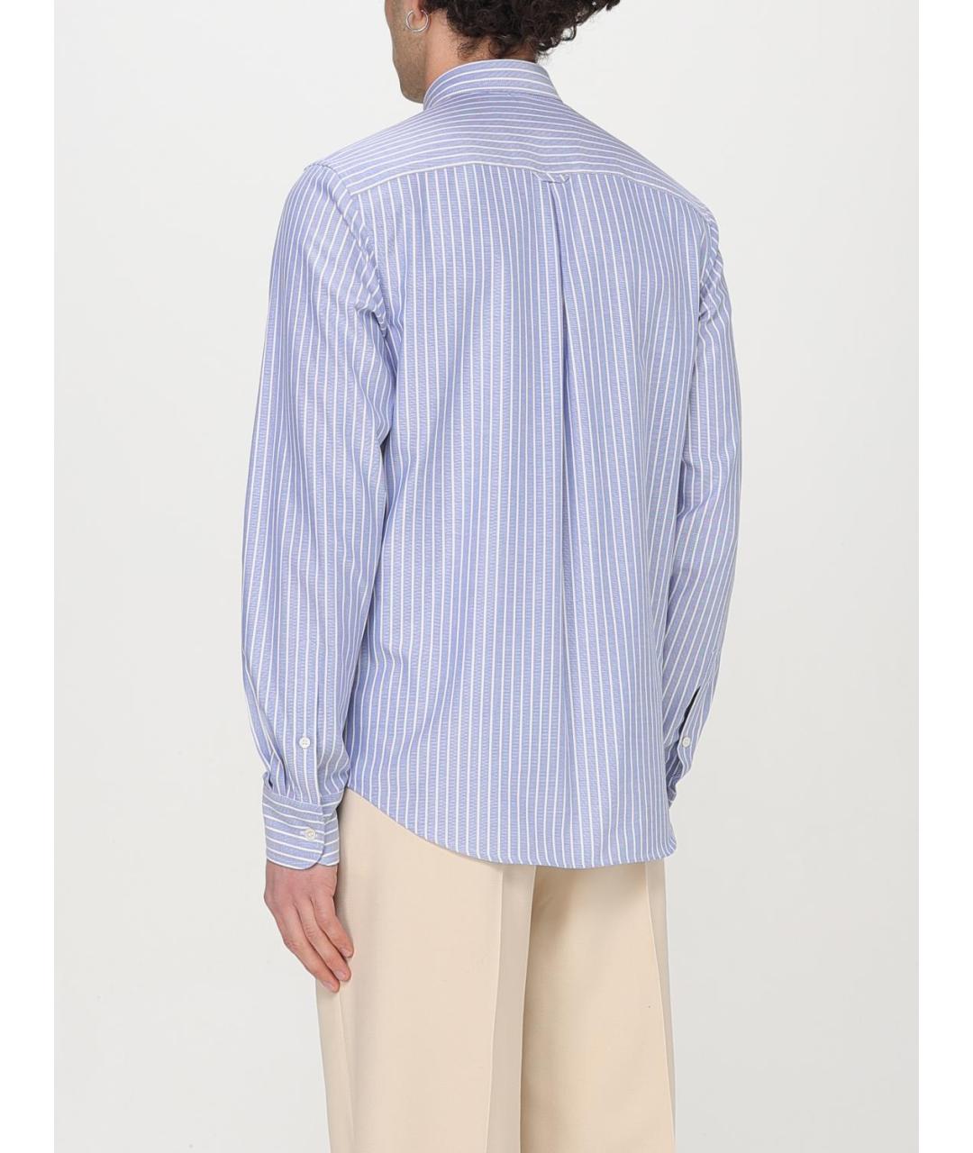 VALENTINO Синяя кэжуал рубашка, фото 4
