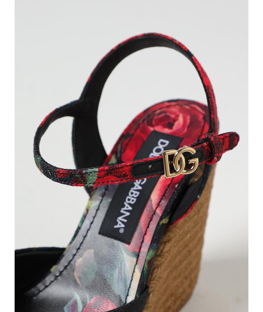 DOLCE&GABBANA Розовые босоножки, фото 4