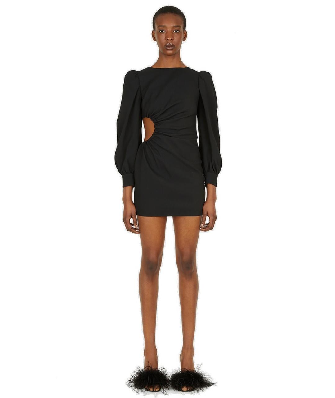 SAINT LAURENT Черное коктейльное платье, фото 2