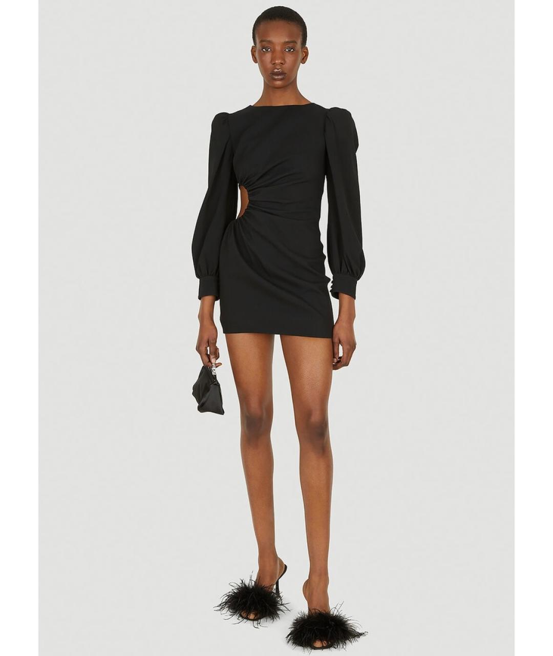 SAINT LAURENT Черное коктейльное платье, фото 3