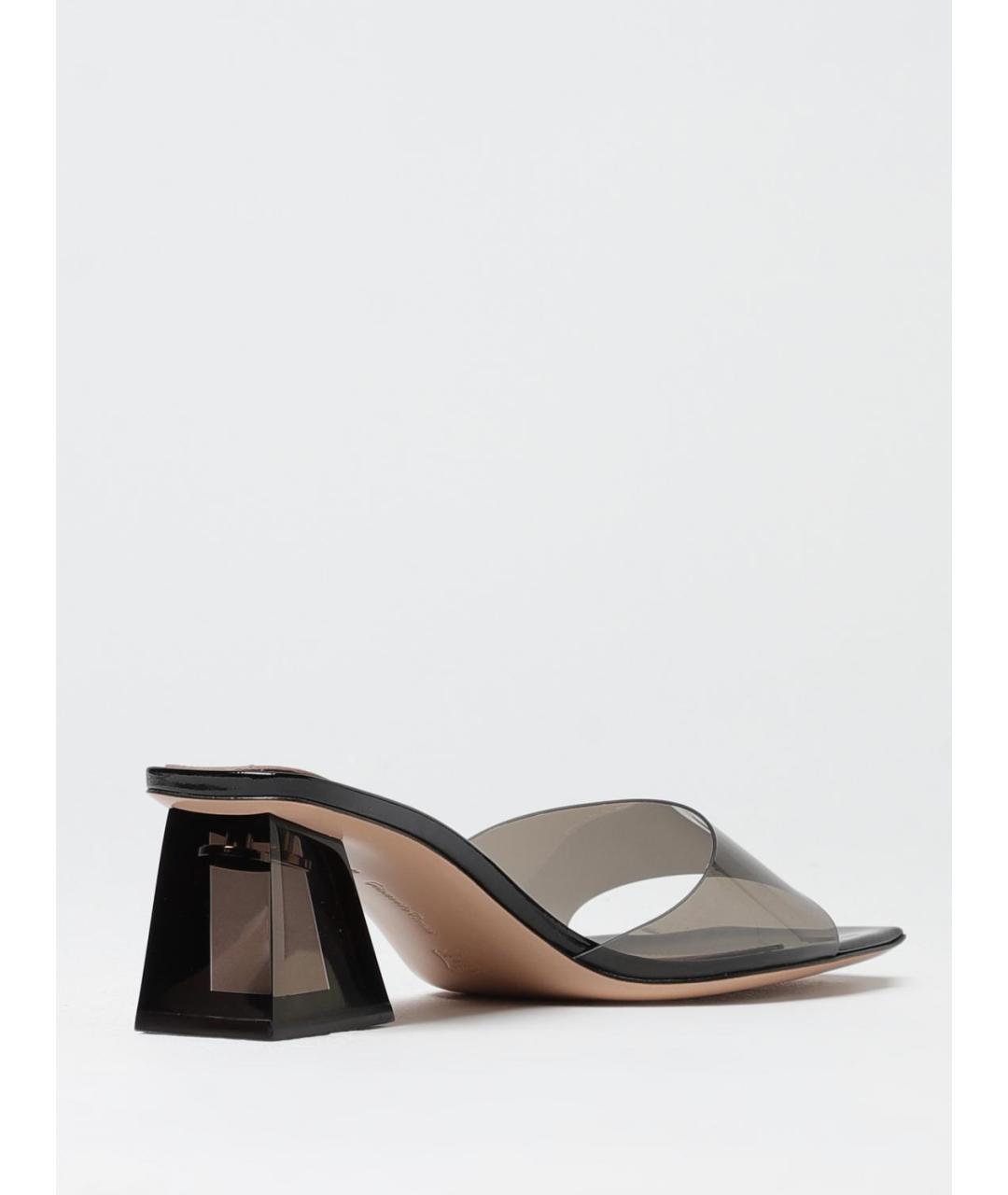 GIANVITO ROSSI Серые резиновые мюли, фото 3