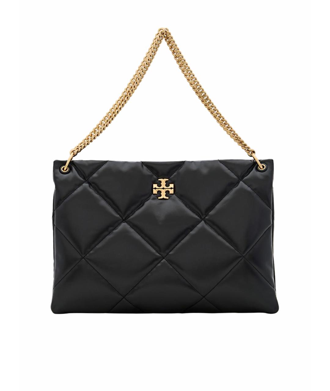 TORY BURCH Черная кожаная сумка через плечо, фото 1