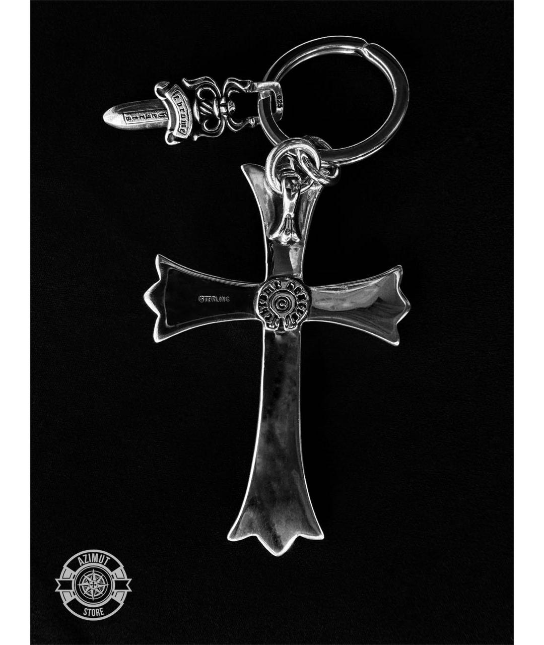 CHROME HEARTS Серебрянный брелок, фото 3