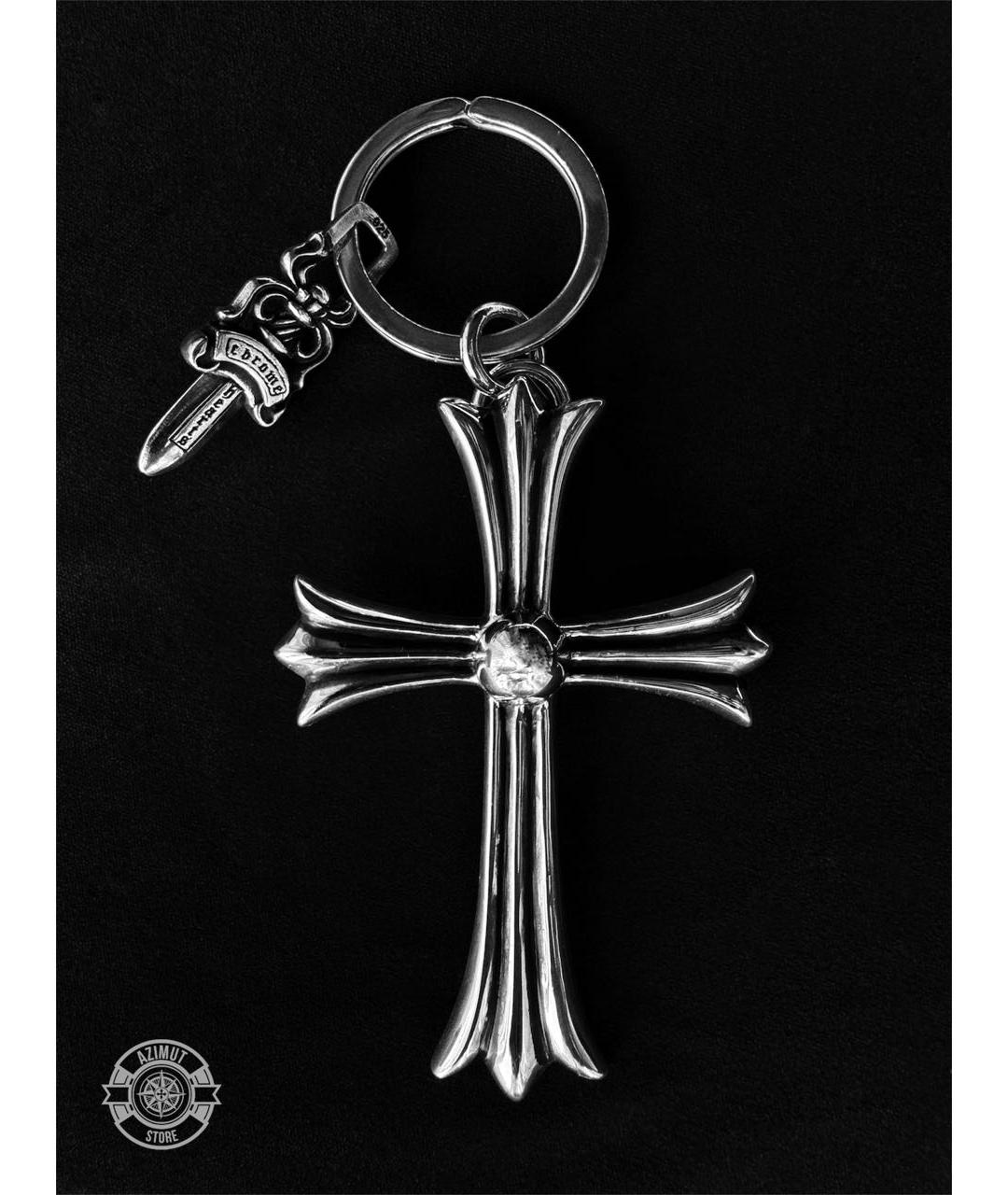 CHROME HEARTS Серебрянный брелок, фото 2