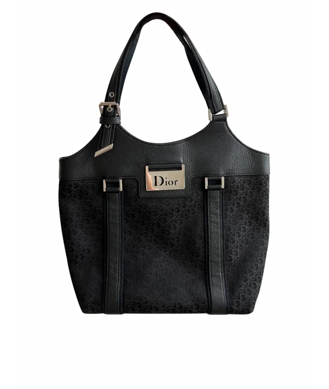 CHRISTIAN DIOR Черная сумка тоут, фото 1