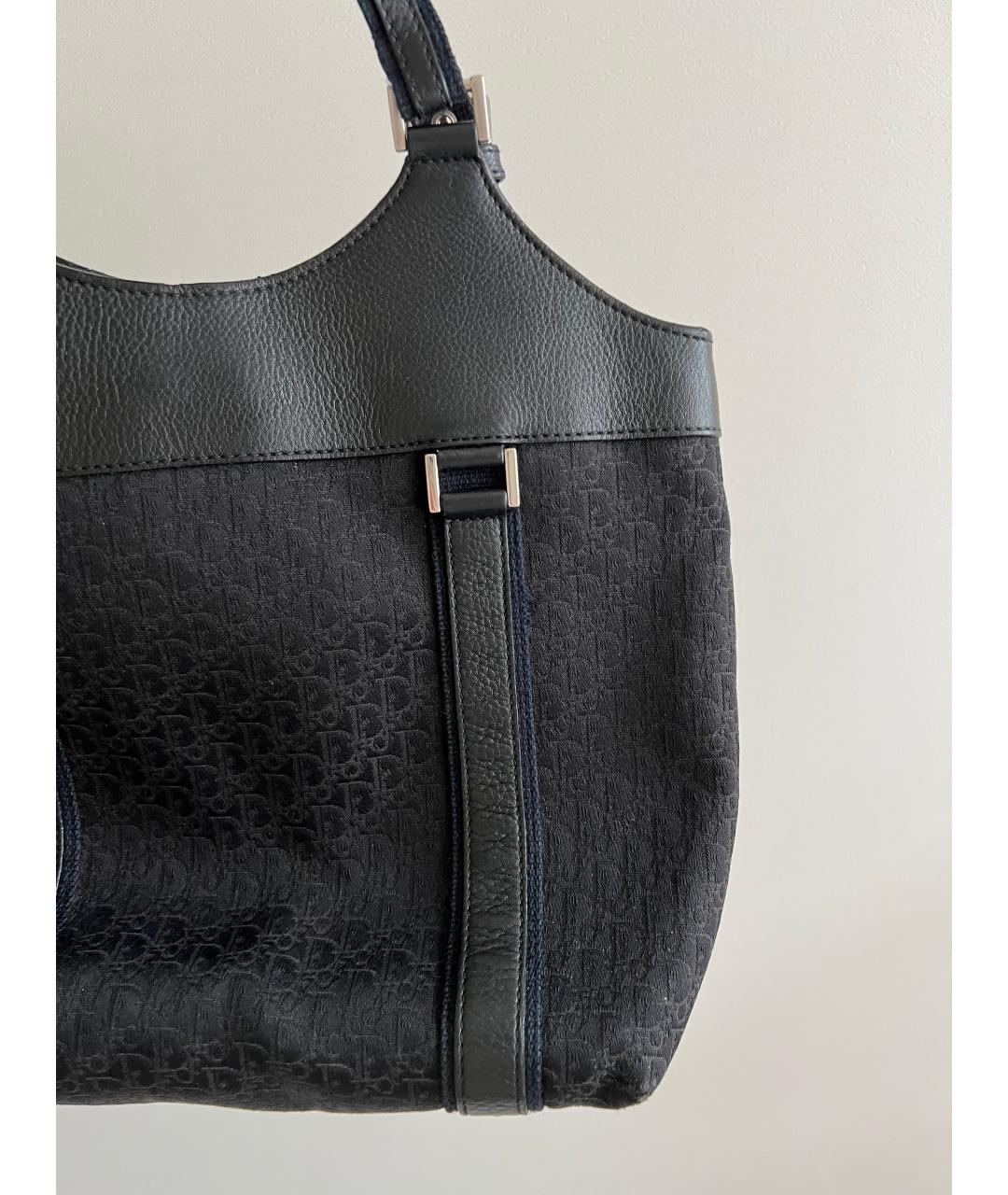 CHRISTIAN DIOR Черная сумка тоут, фото 4