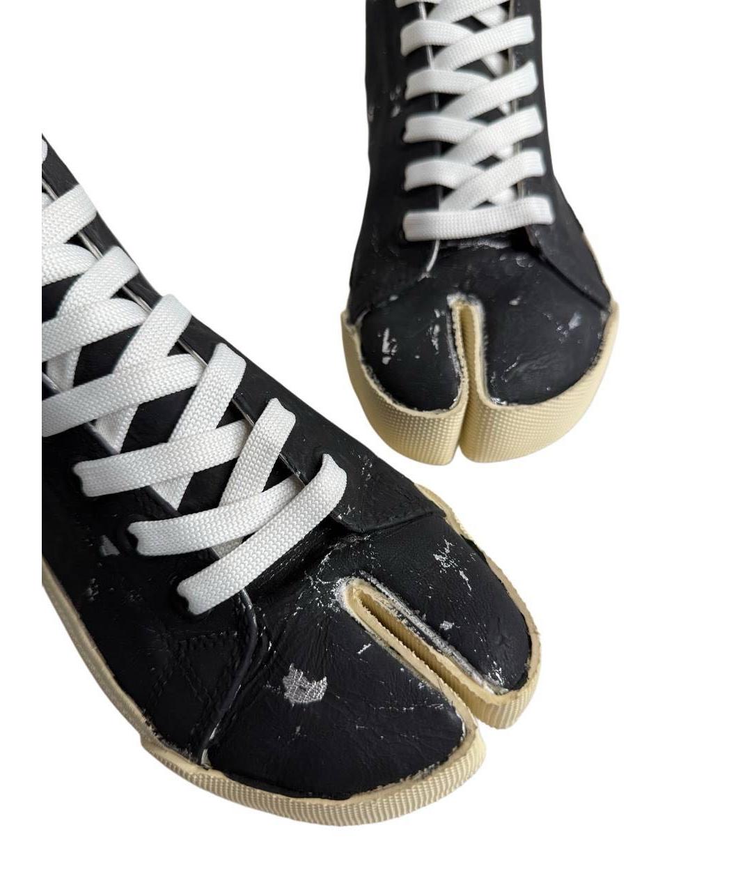 MAISON MARGIELA Черные кеды, фото 4