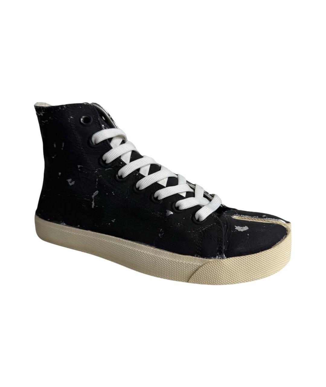 MAISON MARGIELA Черные кеды, фото 9
