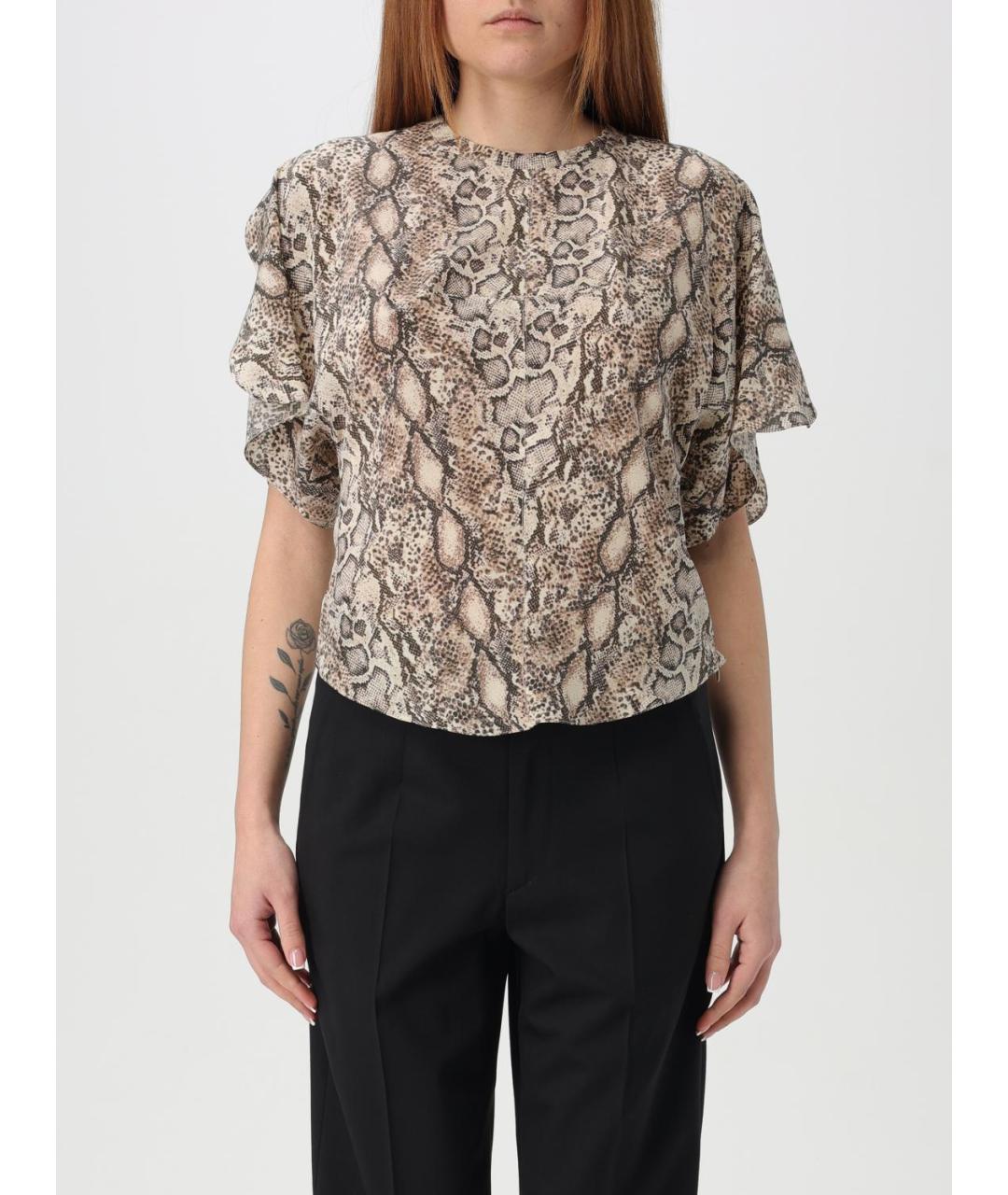 ISABEL MARANT Бежевая блузы, фото 4