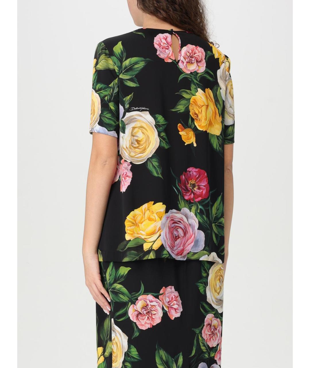 DOLCE&GABBANA Мульти футболка, фото 4