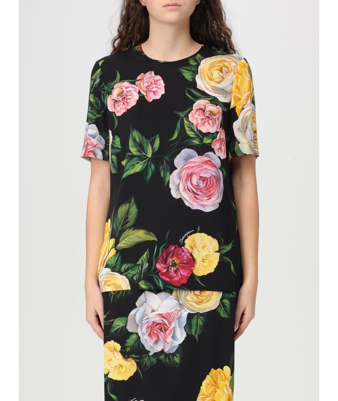 DOLCE&GABBANA Мульти футболка, фото 2