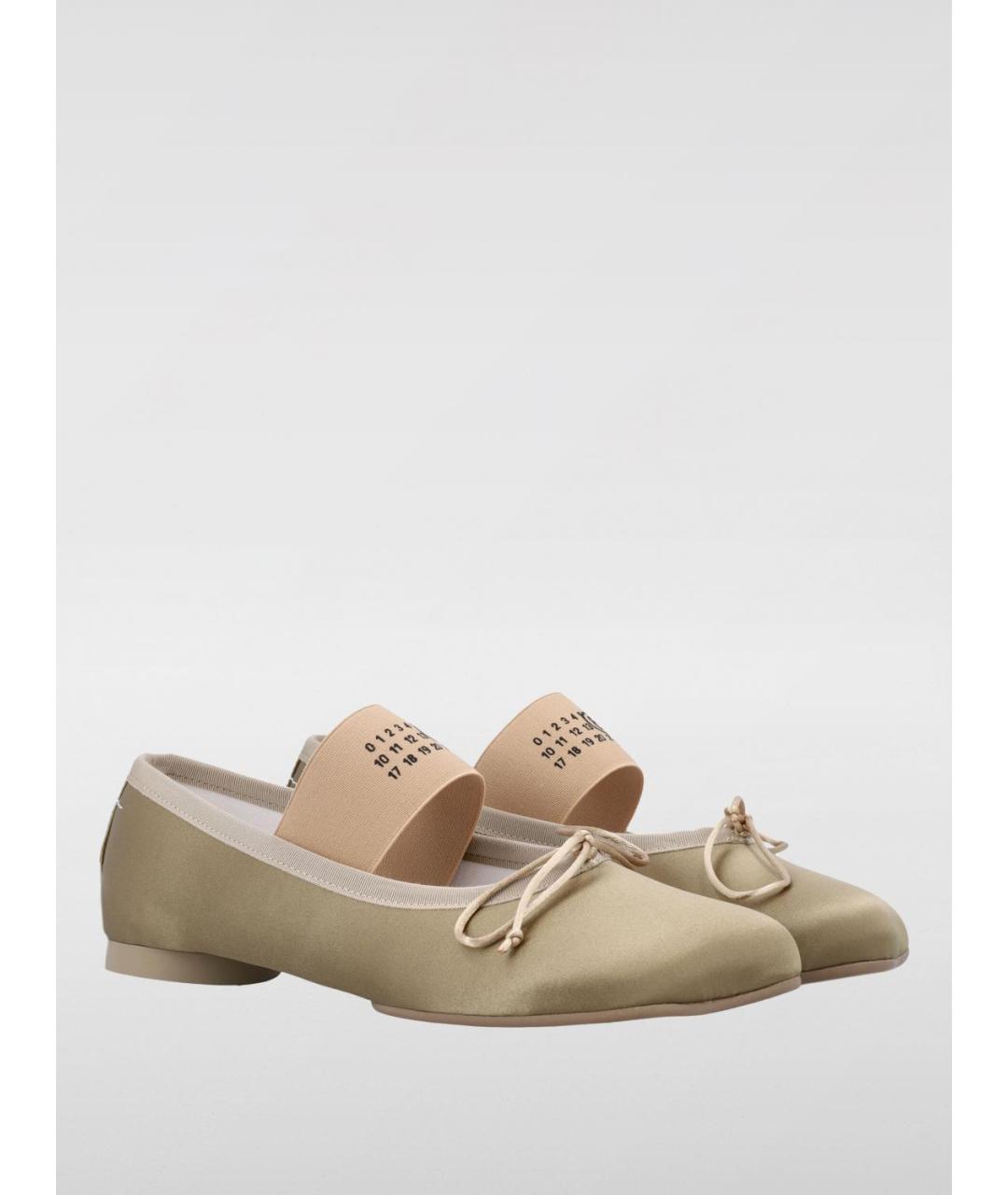 MAISON MARGIELA Коричневые балетки, фото 2