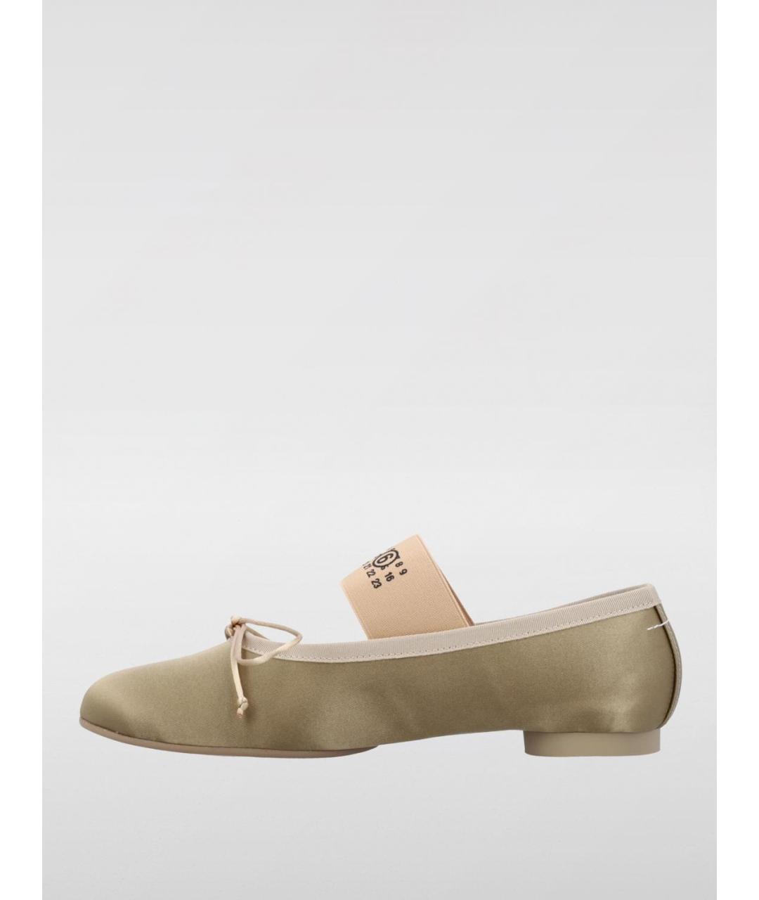 MAISON MARGIELA Коричневые балетки, фото 4