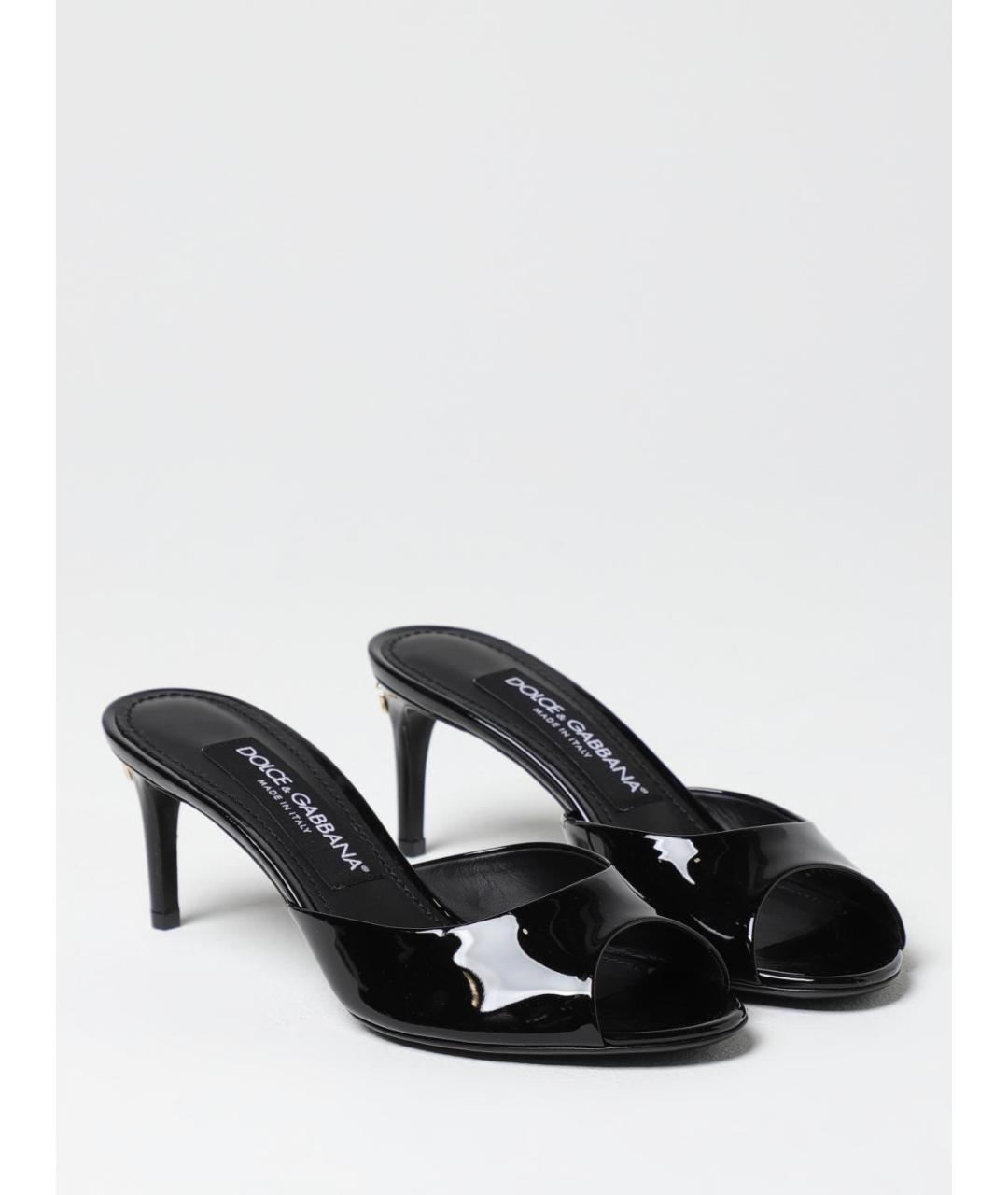 DOLCE&GABBANA Черные босоножки, фото 2