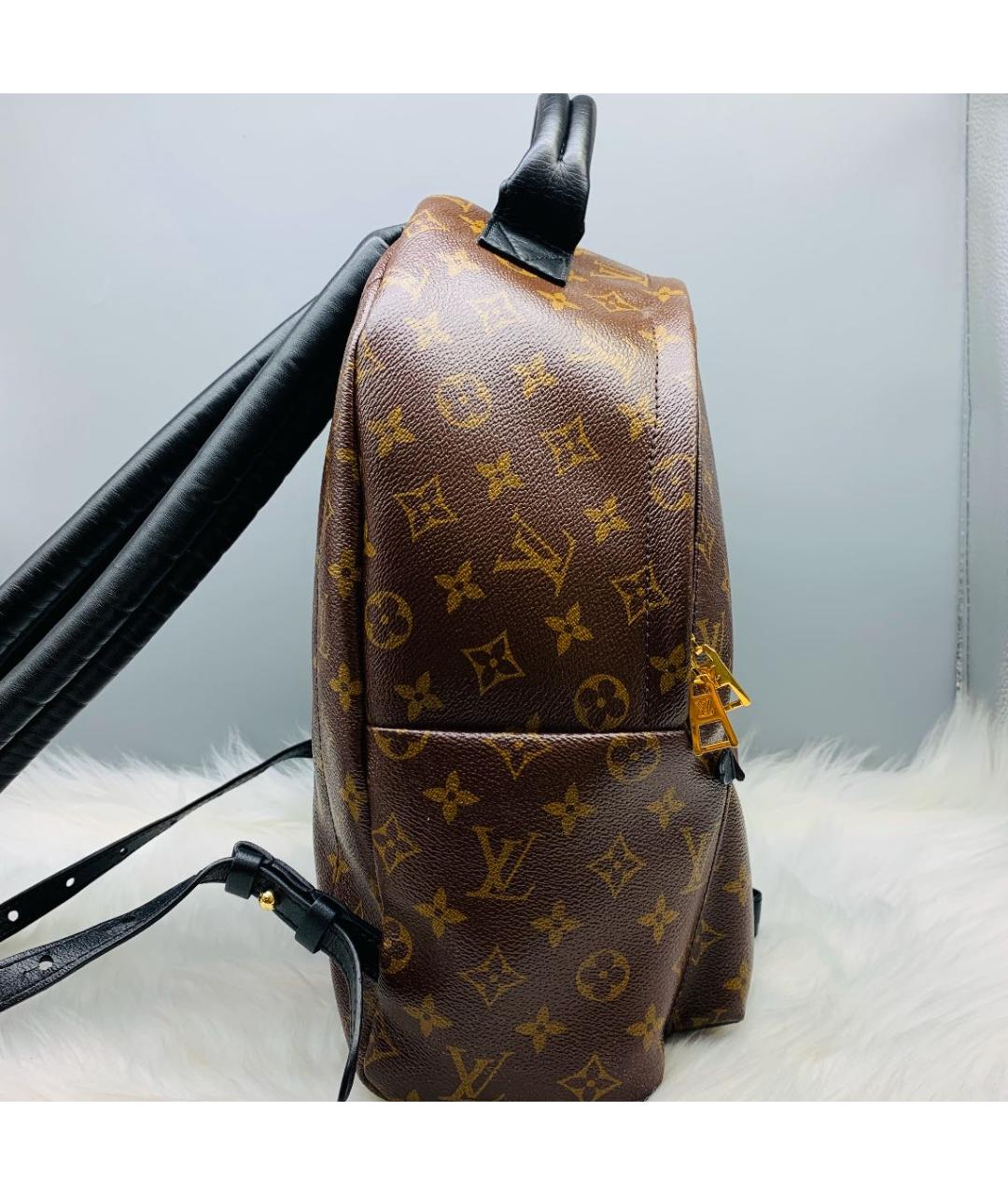 LOUIS VUITTON Коричневый рюкзак, фото 3