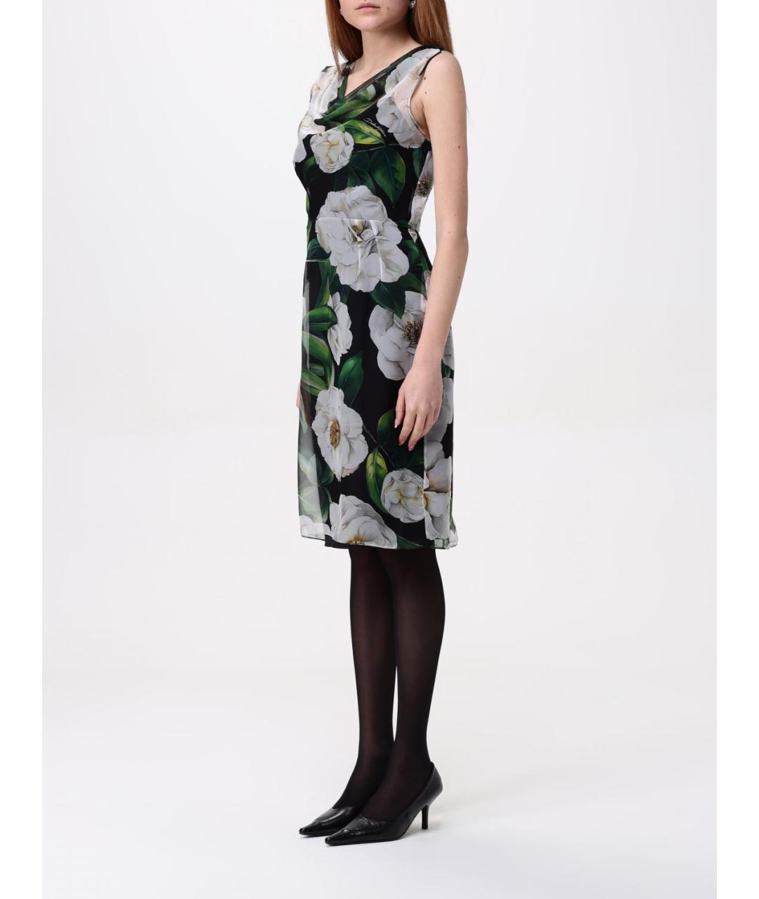 DOLCE&GABBANA Мульти платье, фото 4
