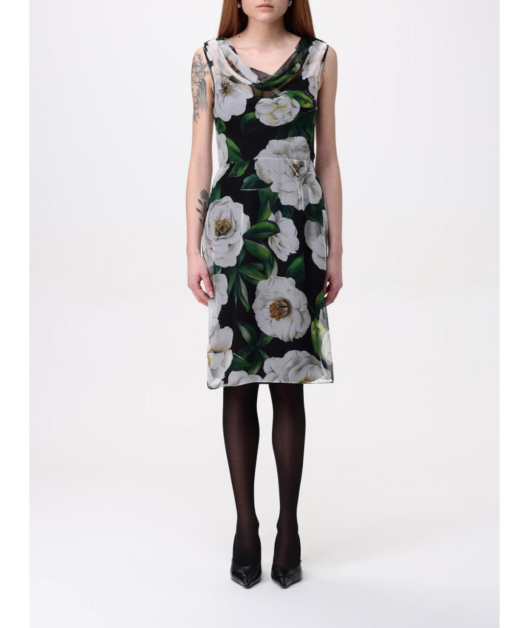 DOLCE&GABBANA Мульти платье, фото 2