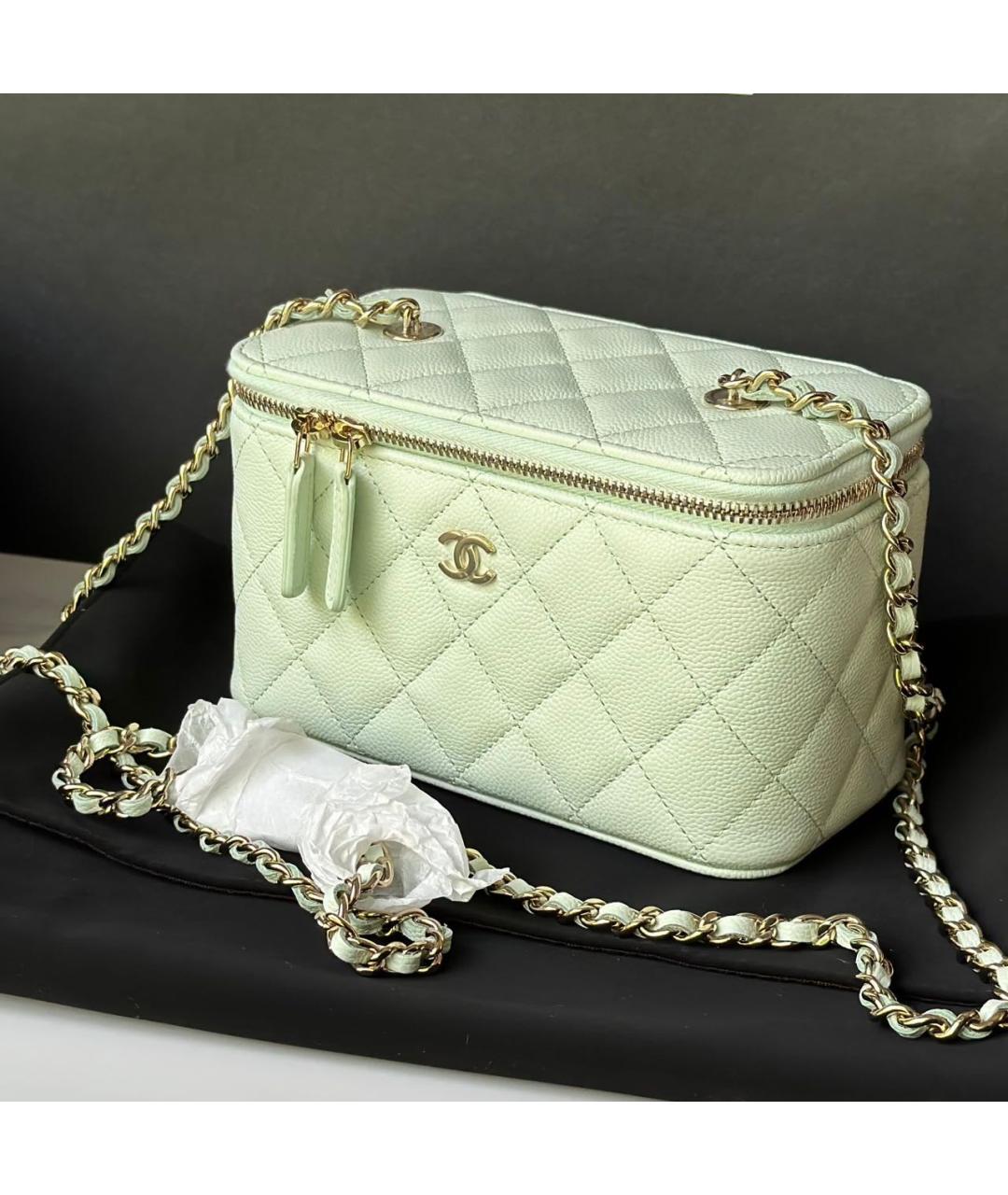 CHANEL Кожаная сумка через плечо, фото 3