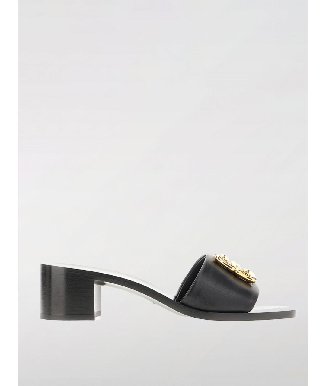 GIVENCHY Черные кожаные мюли, фото 5