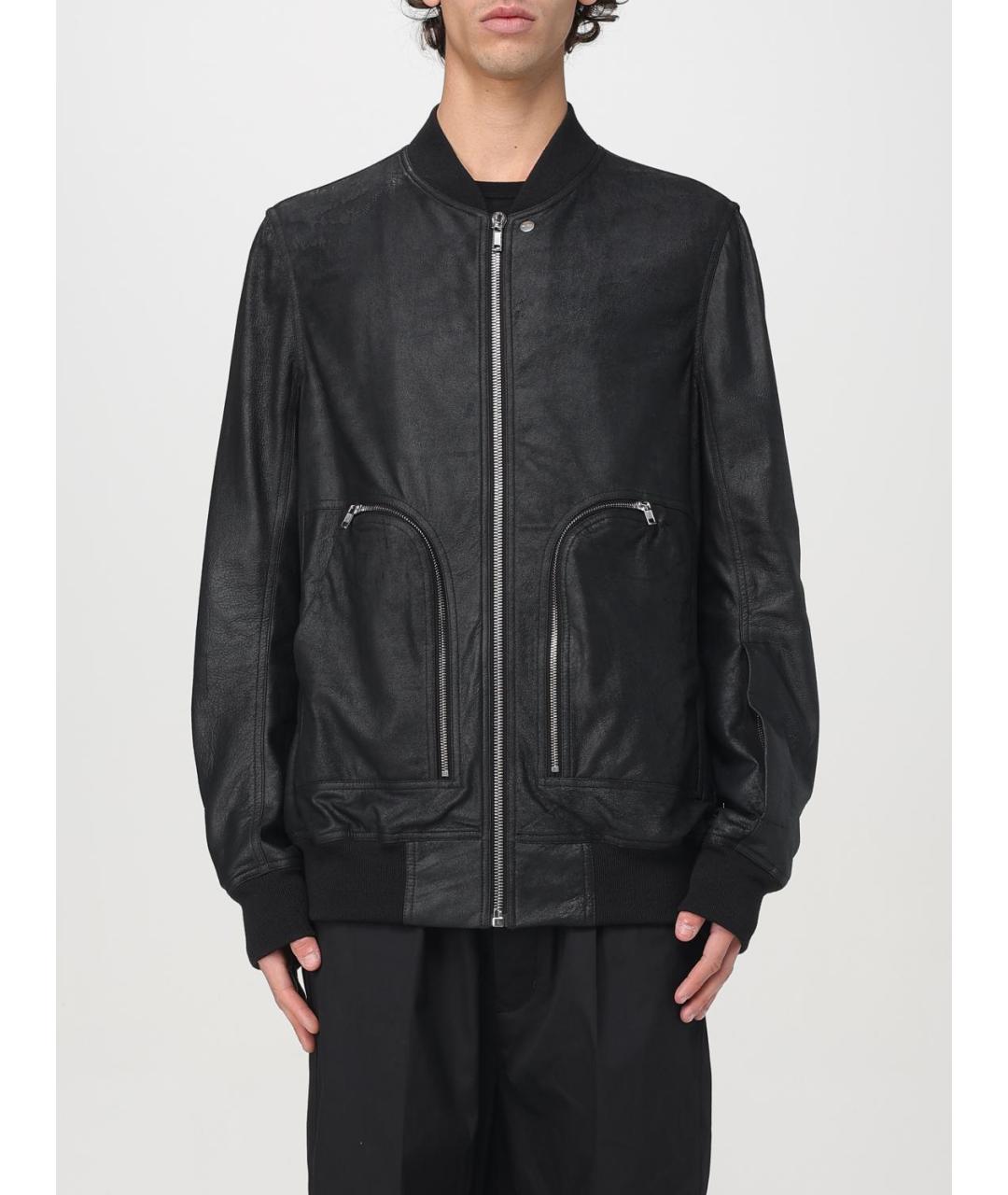 RICK OWENS Черная куртка, фото 2