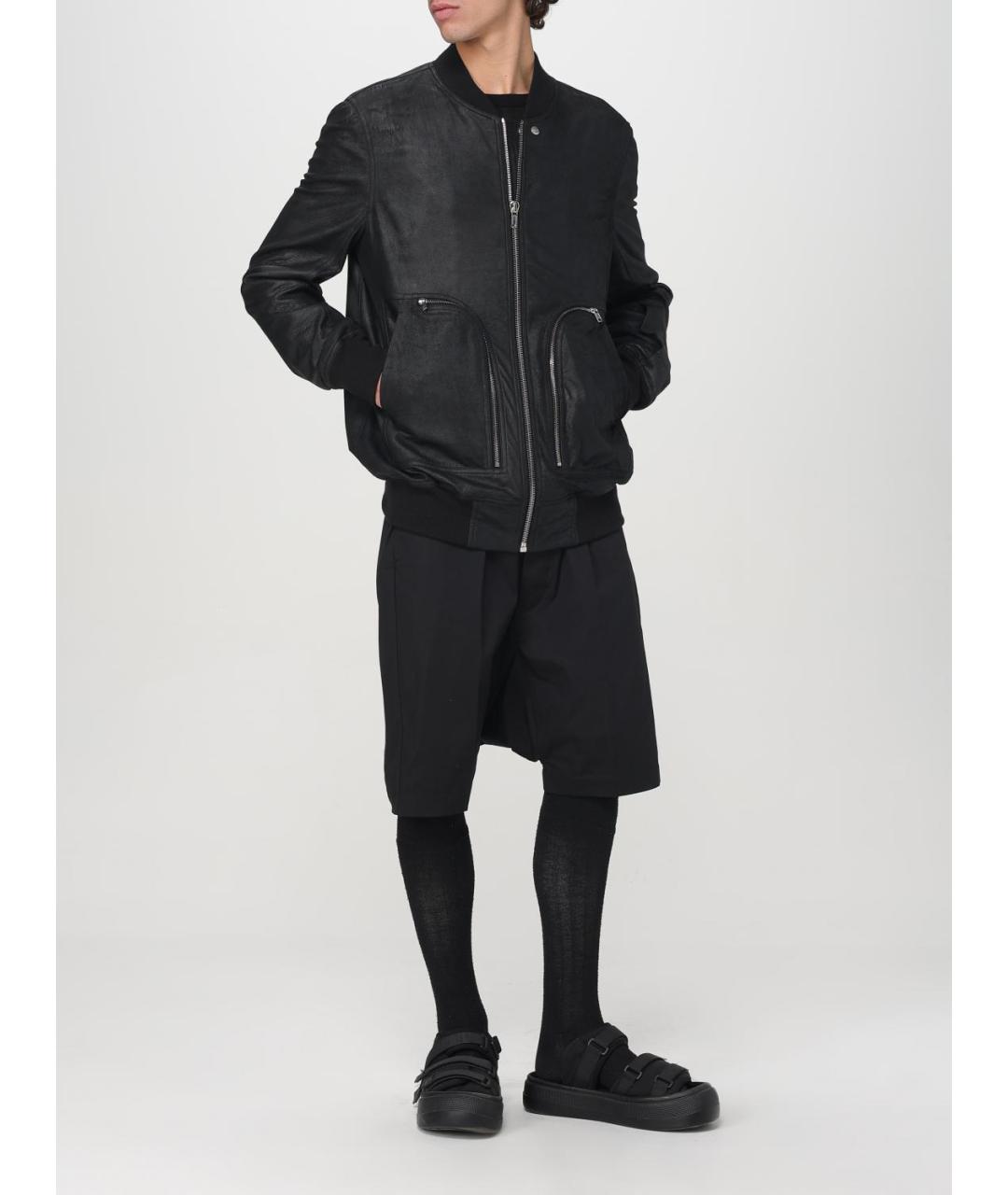 RICK OWENS Черная куртка, фото 3