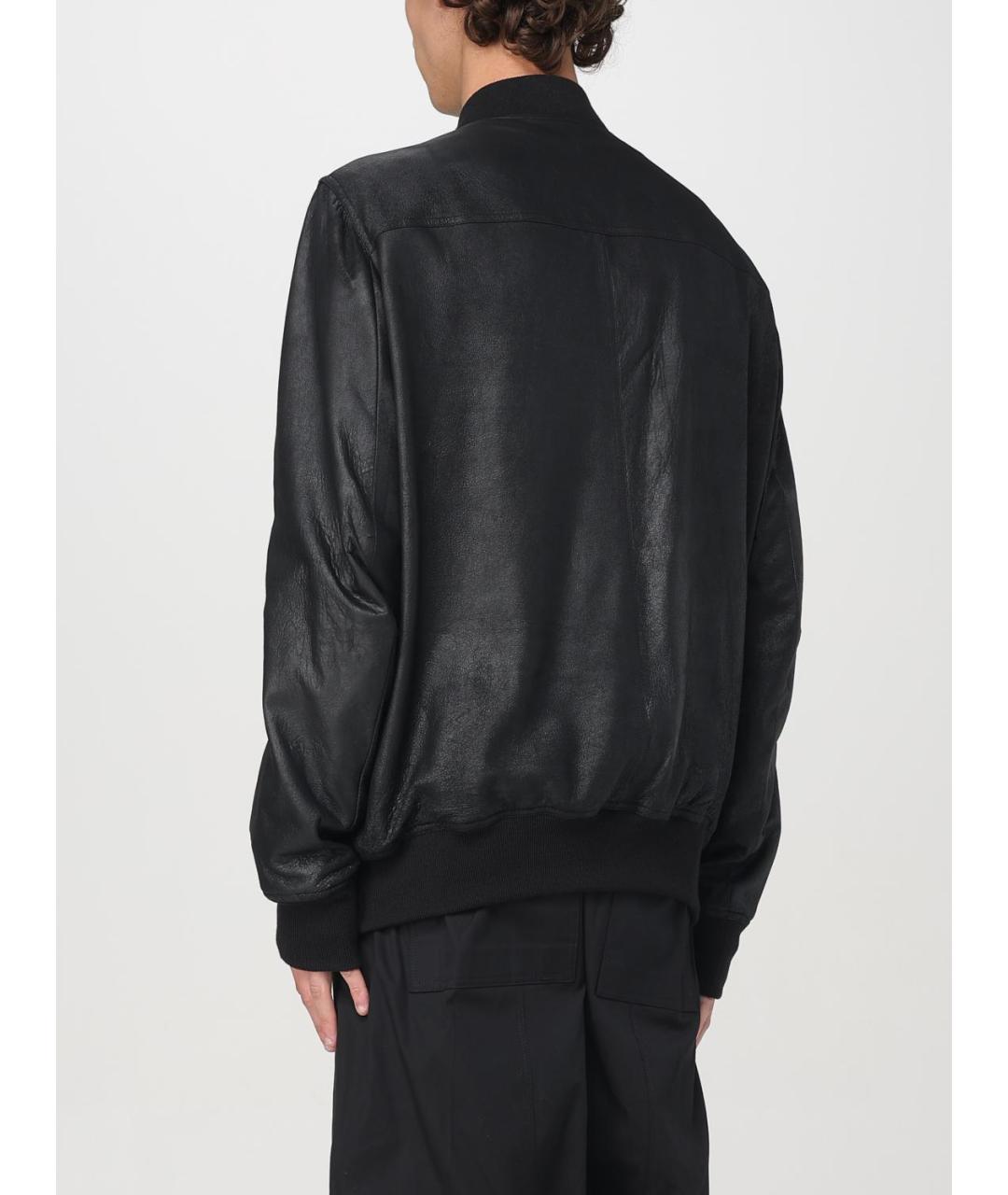 RICK OWENS Черная куртка, фото 4