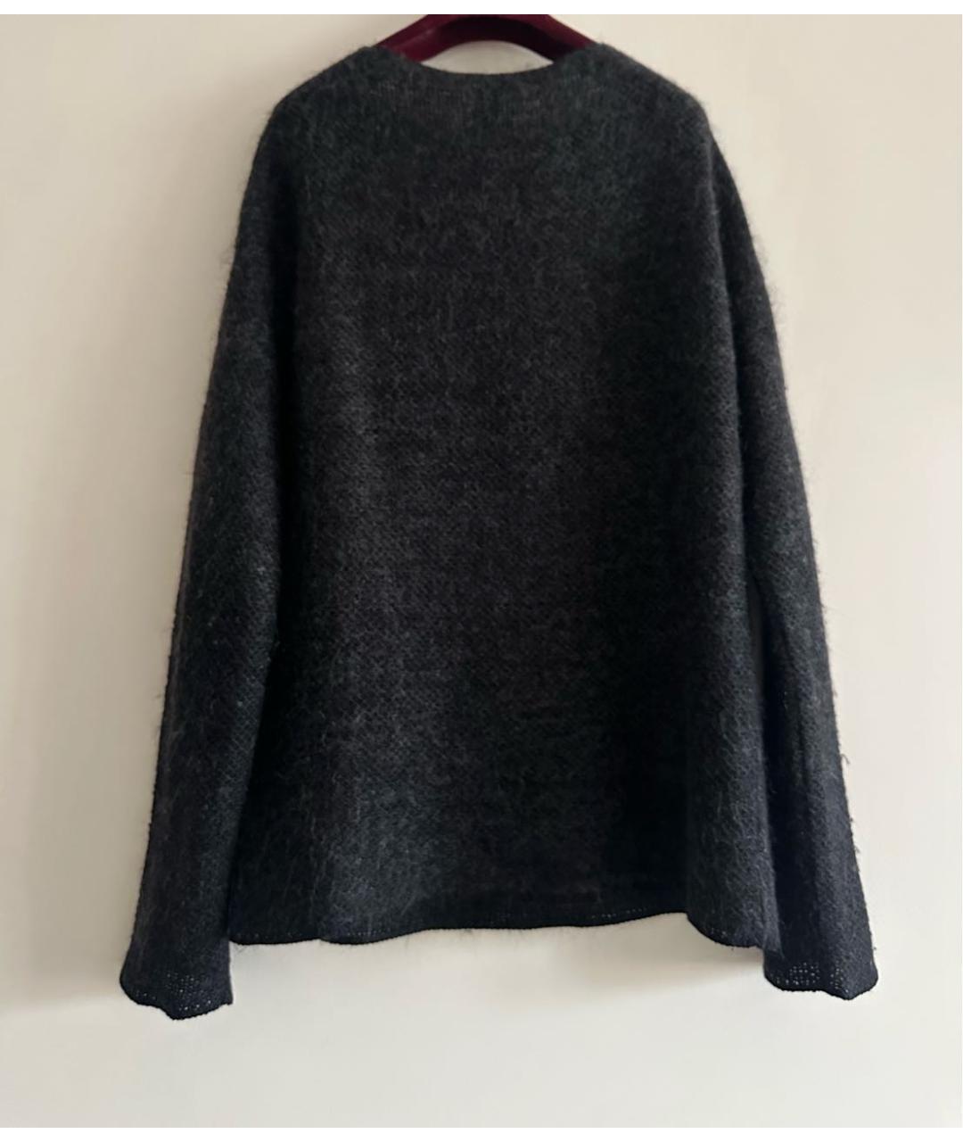 RALPH LAUREN Черный шерстяной джемпер / свитер, фото 3