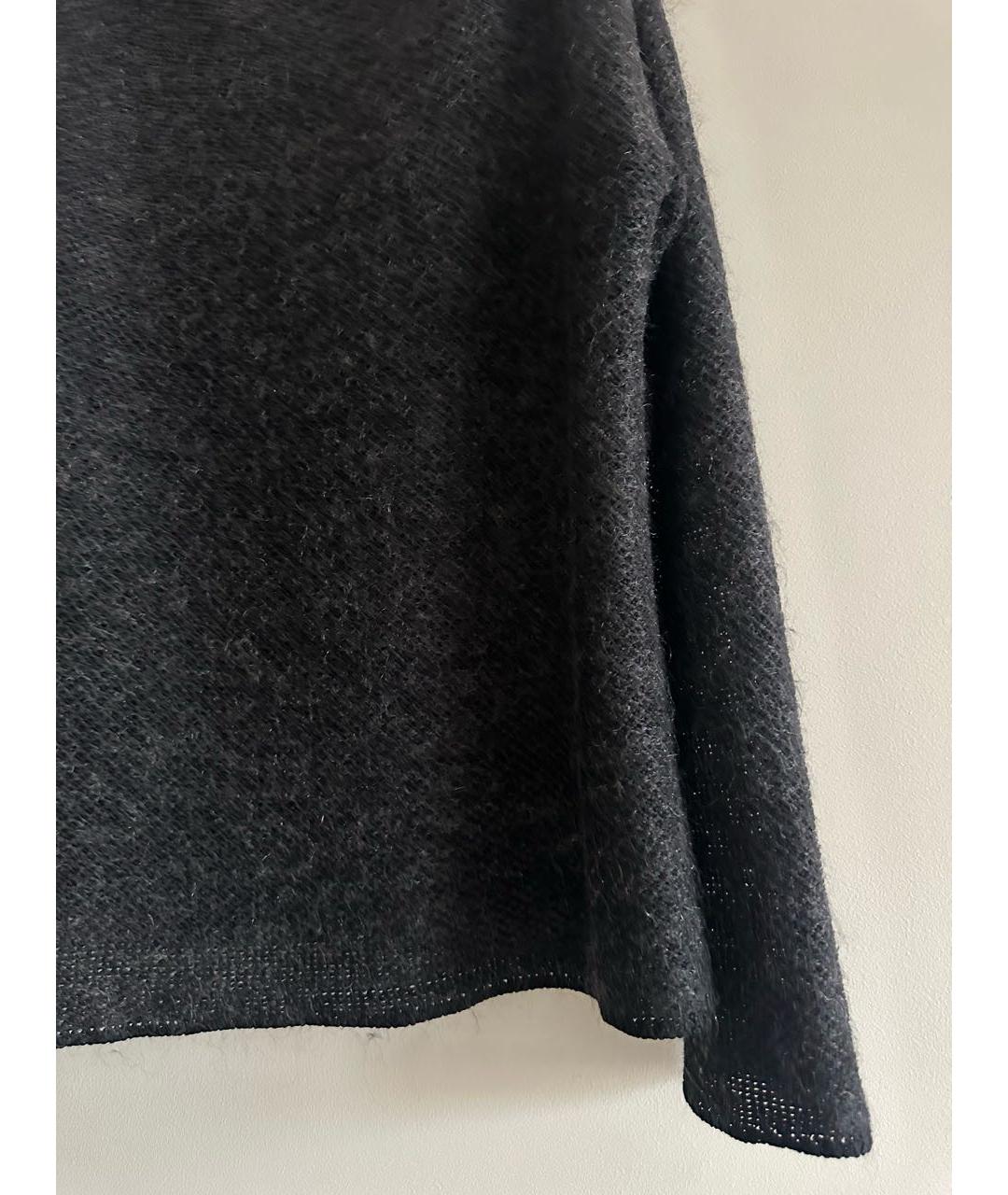 RALPH LAUREN Черный шерстяной джемпер / свитер, фото 5