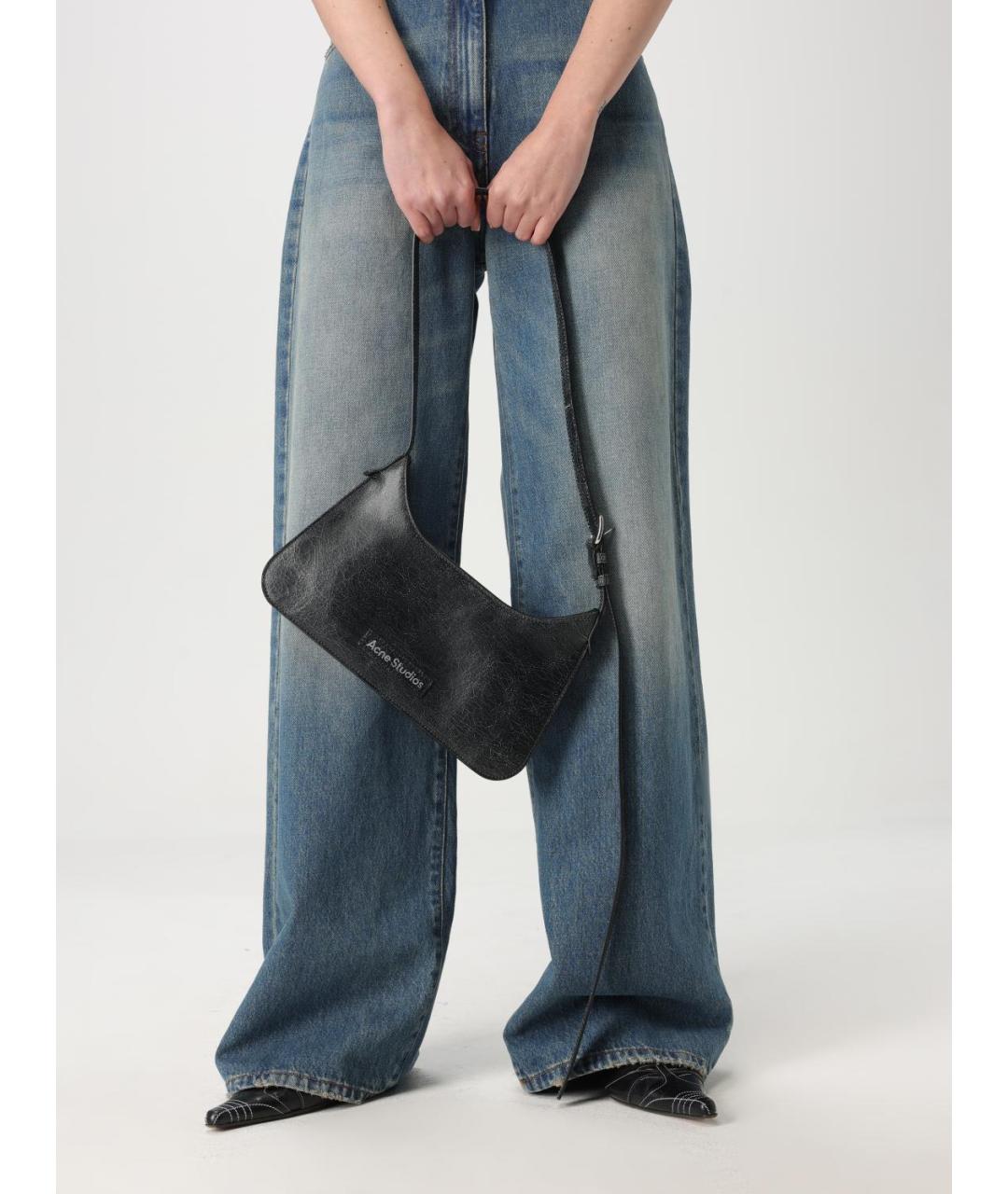 ACNE STUDIOS Черная сумка через плечо, фото 2