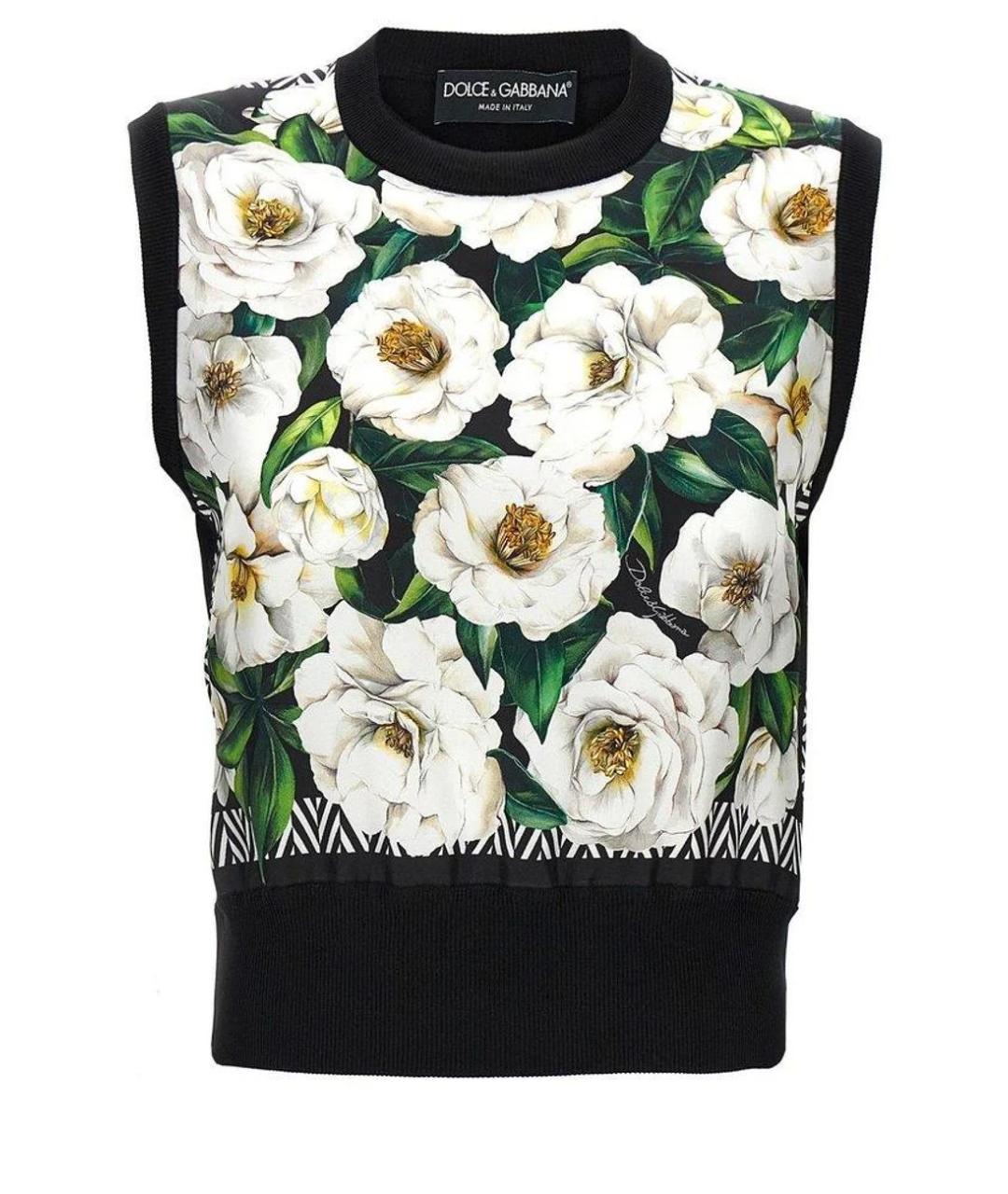 DOLCE&GABBANA Мульти майка, фото 1
