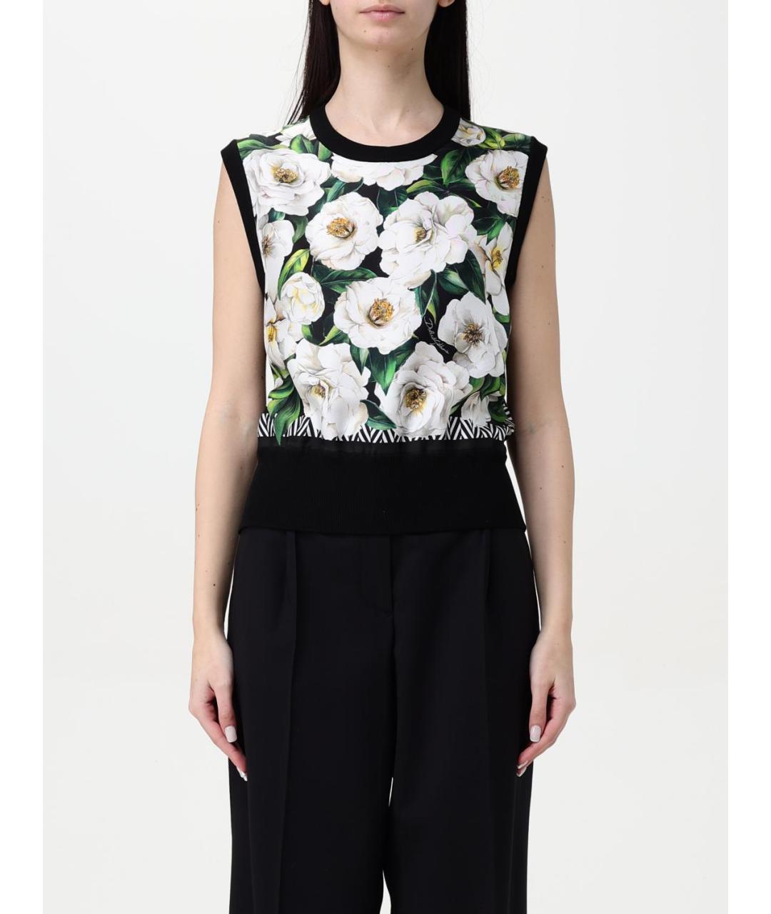 DOLCE&GABBANA Мульти майка, фото 2