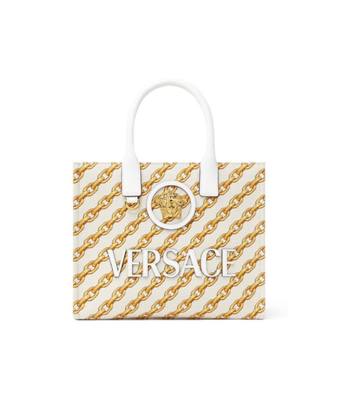 VERSACE Мульти хлопковая сумка тоут, фото 1