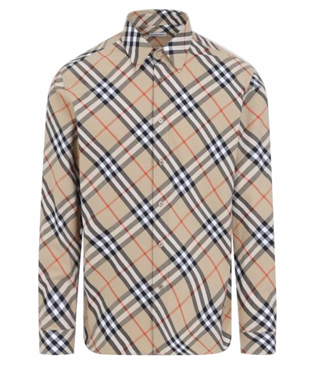 BURBERRY Бежевая кэжуал рубашка, фото 1