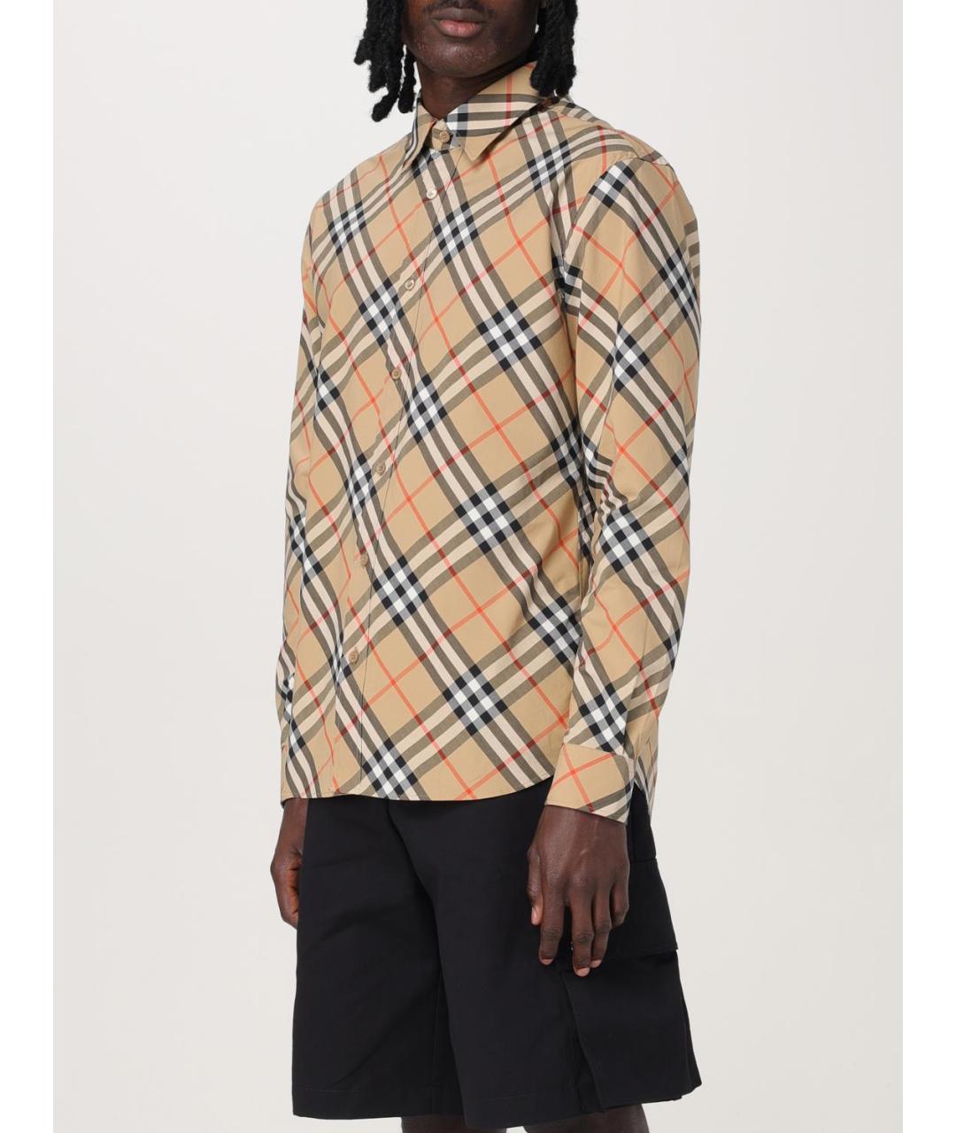 BURBERRY Бежевая кэжуал рубашка, фото 5