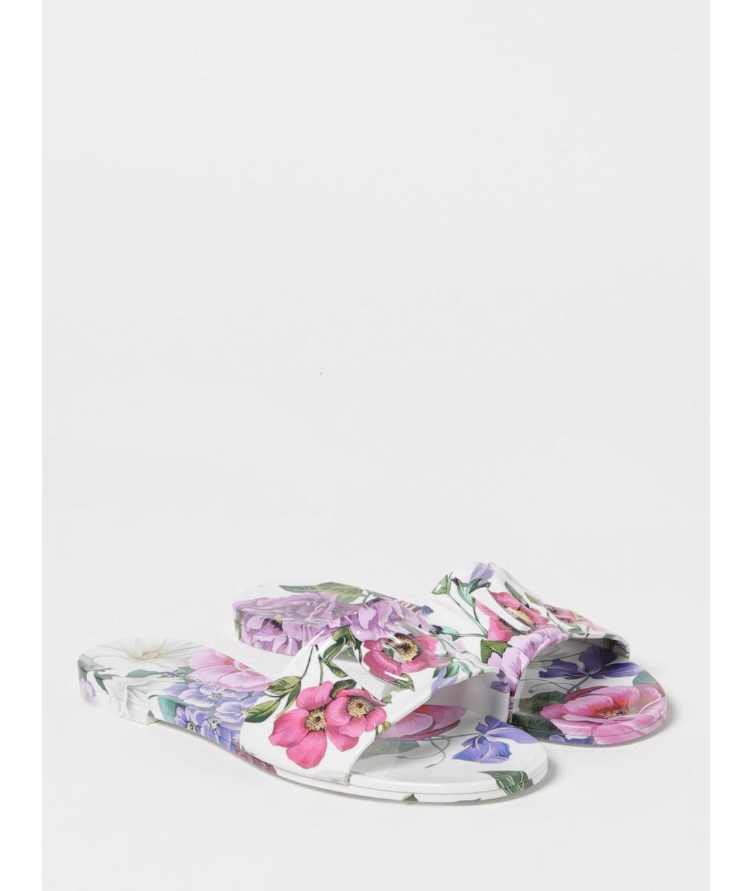 DOLCE&GABBANA Мульти шлепанцы, фото 2