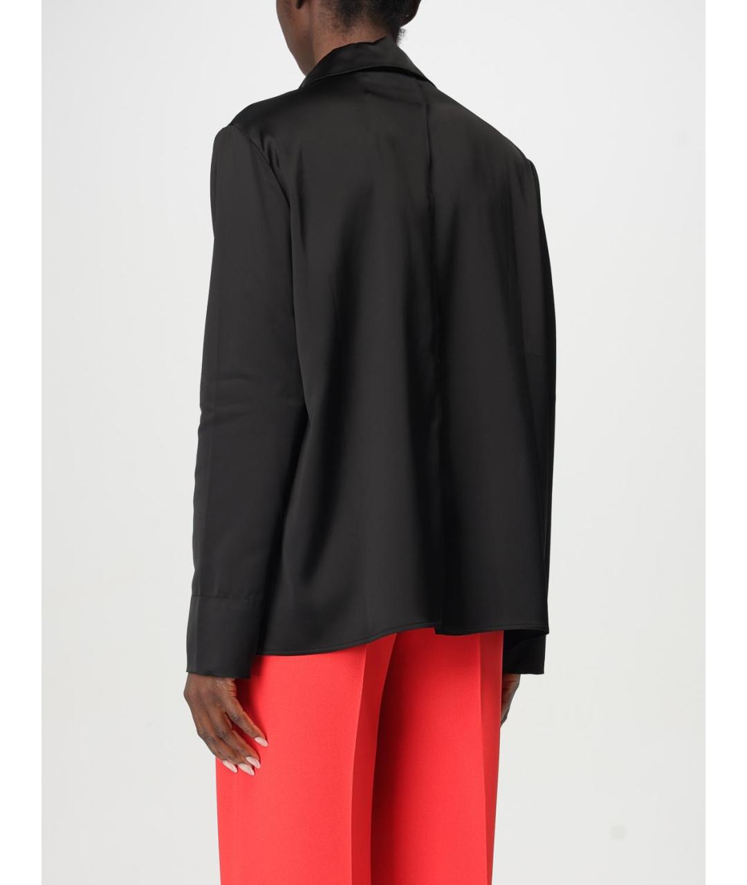 JACQUEMUS Черная вискозная рубашка, фото 4