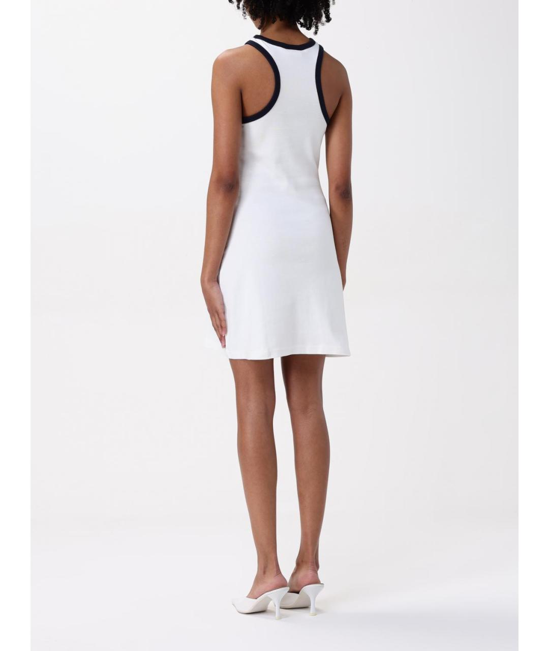 COURREGES Белое хлопковое повседневное платье, фото 3