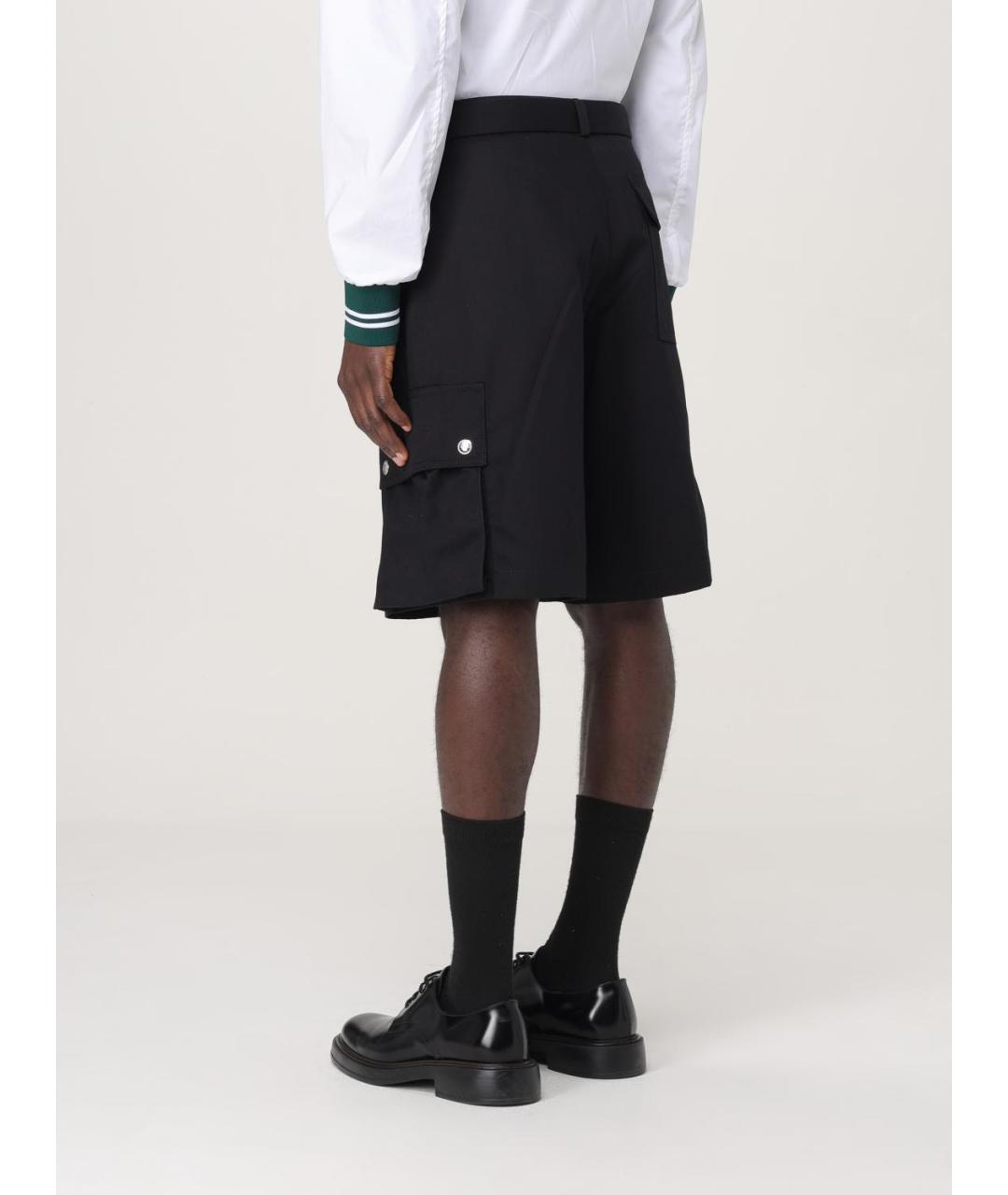 JACQUEMUS Черные хлопковые шорты, фото 4