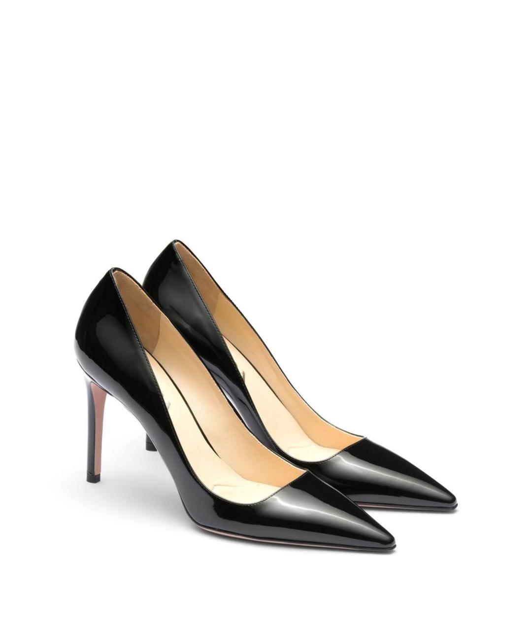 PRADA Черные кожаные туфли, фото 5