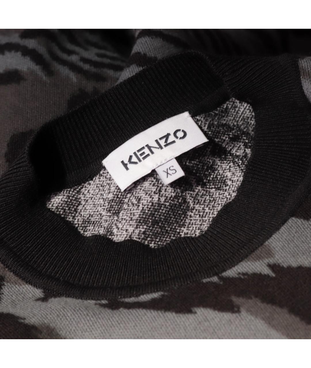 KENZO Мульти шерстяное повседневное платье, фото 3