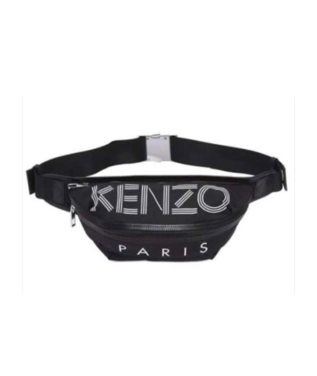 KENZO Черная поясная сумка, фото 9